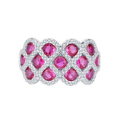 Zircon 925 Sterling Silver Gem Verlovingsringen Bloemvorm