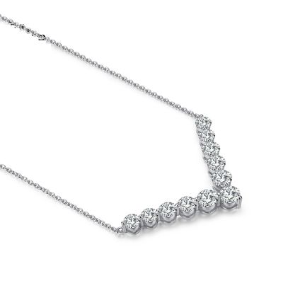 18k goud moissanite diamant glimlach halsketting hanger voor cadeau geven