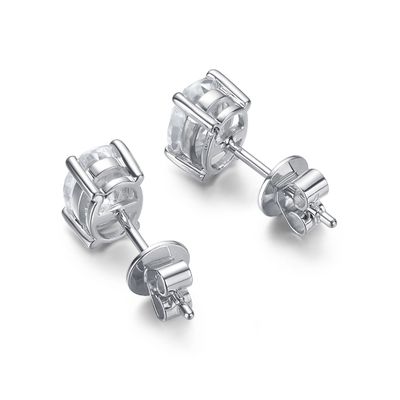 18k goud moissanite diamant ovale oorbellen studs voor cadeau