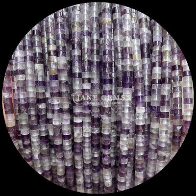 Natural Crystal Gemstone Rondelle Perlen Drum Shape Loose Bead Strands voor feest cadeautjes
