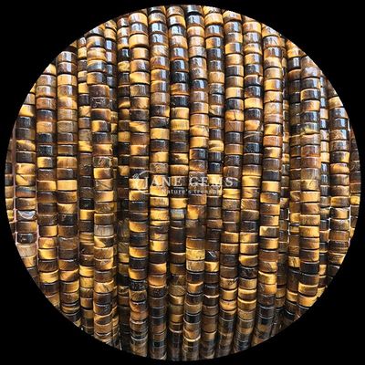 Natural Crystal Gemstone Rondelle Perlen Drum Shape Loose Bead Strands voor feest cadeautjes