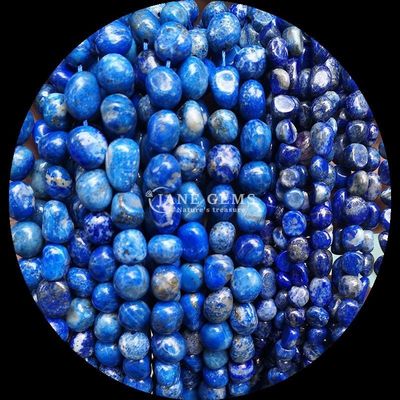 Edelstenen Perlen Natuurkristal Lapis Lazuli Onregelmatige vorm Losse perlen Strengen voor Perlen Juwelen