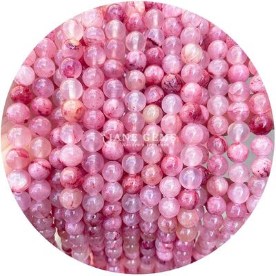 Groothandel Natuurlijke kristal edelstenen ronde kalcedoniekransen jade ronde losse kralen accessoires voor doe-het-zelf armband halsketting