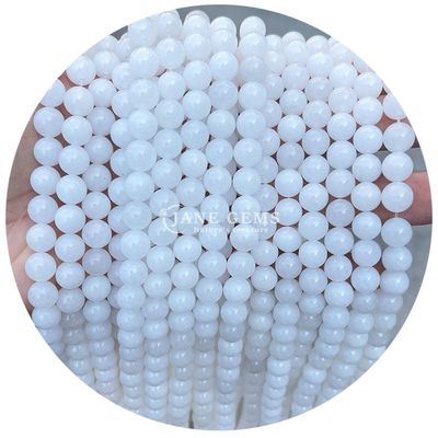 Groothandel Ronde natuursteen kralen Ronde losse edelsteen kralen Accessoires 8mm Aquamarin losse kralen voor DIY sieraden