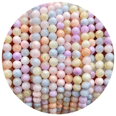 Groothandel Ronde natuursteen kralen Ronde losse edelsteen kralen Accessoires 8mm Aquamarin losse kralen voor DIY sieraden