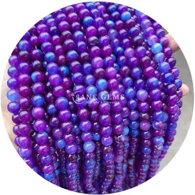Groothandel Ronde natuursteen kralen Ronde losse edelsteen kralen Accessoires 8mm Aquamarin losse kralen voor DIY sieraden