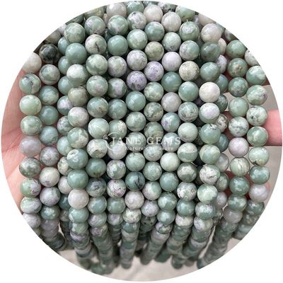 Groothandel Ronde natuursteen kralen Ronde losse edelsteen kralen Accessoires 8mm Aquamarin losse kralen voor DIY sieraden