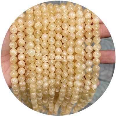 Groothandel Ronde natuursteen kralen Ronde losse edelsteen kralen Accessoires 8mm Aquamarin losse kralen voor DIY sieraden