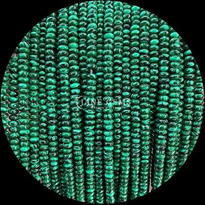 Natural Crystal Gemstone Rondelle Abacus Shape Amazonite Tiger Eye Loose Bead Strands voor Yoga Armbanden