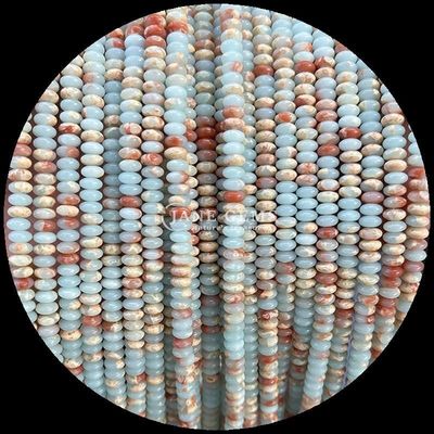 Verscheidene edelstenen Rondelle Abacus vorm Sodalite groene Aventurine losse kralen strengen voor sieraden ontwerp