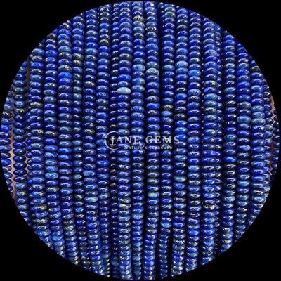 Natuurlijke edelsteen Rondelle Abacus Shape Bead Pink Aventurine Lapis Lazuli Loose Bead Strands voor genezende energie