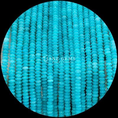 Natuurlijke edelsteen Rondelle Abacus Shape Bead Pink Aventurine Lapis Lazuli Loose Bead Strands voor genezende energie