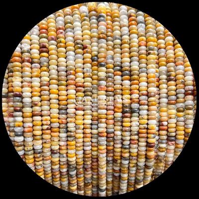 Edelstenen kraal maat Rondelle Abacus vorm Edelsteen gekke agaat Aquamarijn losse kraal strengen voor sieraden maken