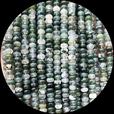 Edelstenen kraal maat Rondelle Abacus vorm Edelsteen Opaliet Gouden zijde losse kraal strengen voor sieraden maken