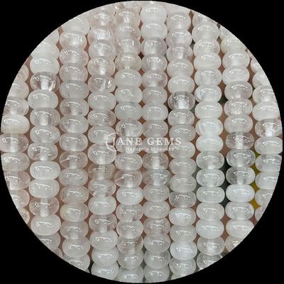 Persoonlijke maat Edelstenen Perlen Rondelle Abacus Shape Edelsteen Carneliaans Helder Kwartz Losse Perlen Strengen voor Juwelen maken
