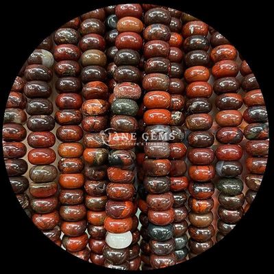 Persoonlijke maat Edelstenen Perlen Rondelle Abacus Shape Edelsteen Carneliaans Helder Kwartz Losse Perlen Strengen voor Juwelen maken