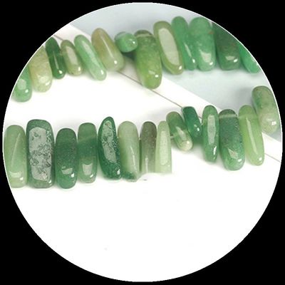 Natuurkristal edelsteen Onregelmatige tandvorm Gepolijste kralen Splinterkorrel Grot losse kralen strengen voor zelfstandig sieraden maken