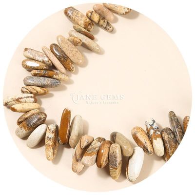 Natuurlijke edelsteen Onregelmatige tandvorm Zonnestenen Tiger's Eye Chip Gravel Loose Bead Strands voor het maken van juwelen