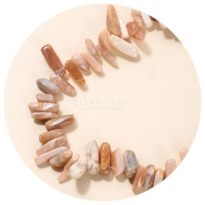 Natuurlijke edelsteen Onregelmatige tandvorm Zonnestenen Tiger's Eye Chip Gravel Loose Bead Strands voor het maken van juwelen