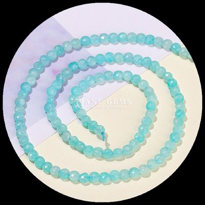 Platte vorm gevelsperlen Kristal edelsteen Ronde vorm Fluoriet Prehnite losse perlen strengen voor doe-het-zelf sieraden maken