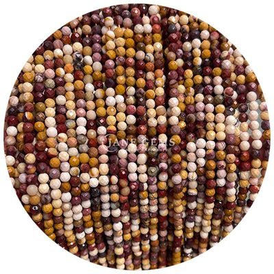 Kleine facetten Natural Crystal Gemstone Verschillende stenen soorten Losse kralen Strengen voor DIY Juwelen maken