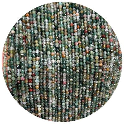 Edelstenen Perlen Natuurlijke kristal gevels Ronde vorm Kleine losse perlen strengen voor armbanden