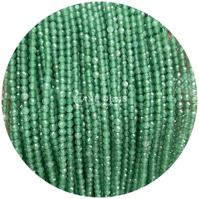 Edelstenen Perlen Natuurlijke kristal gevels Ronde vorm Kleine losse perlen strengen voor armbanden