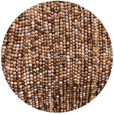 Edelstenen Perlen Natuurlijke kristal gevels Ronde vorm Kleine losse perlen strengen voor armbanden