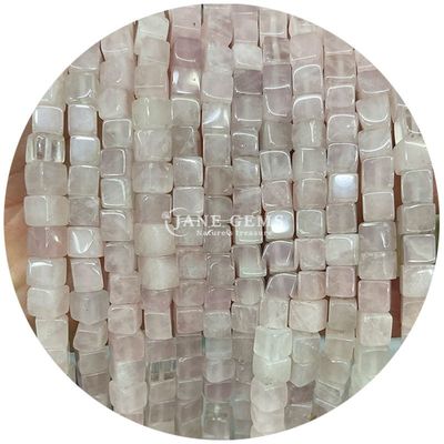 Groothandel Natuurlijke kristal edelstenen Vierkante vorm Perlen Kubus losse steenperlen Accessoires Kubusperlen Spanners voor sieraden