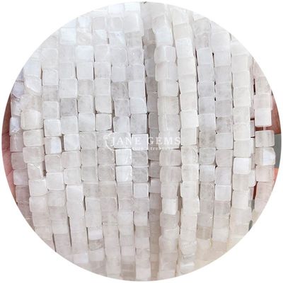Groothandel Natuurlijke kristal edelstenen Vierkante vorm Perlen Kubus losse steenperlen Accessoires Kubusperlen Spanners voor sieraden