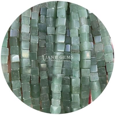 Groothandel Natuurlijke kristal edelstenen Vierkante vorm Perlen Kubus losse steenperlen Accessoires Kubusperlen Spanners voor sieraden