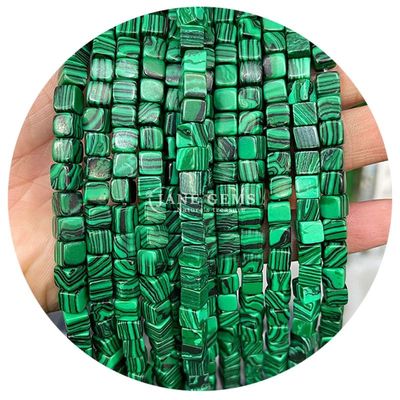 Groothandel Natuurlijke kristal edelstenen Vierkante vorm Perlen Kubus losse steenperlen Accessoires Kubusperlen Spanners voor sieraden