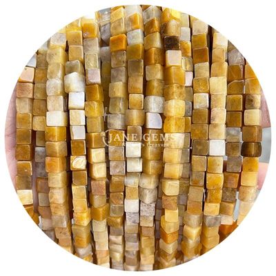 Groothandel Natuurlijke kristal edelstenen Vierkante vorm Perlen Kubus losse steenperlen Accessoires Kubusperlen Spanners voor sieraden