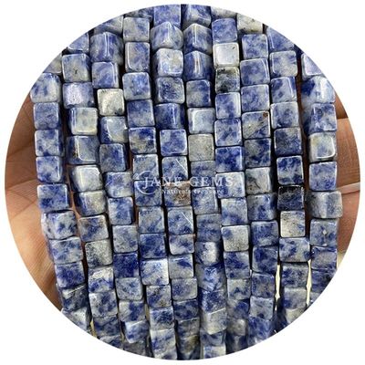 Groothandel Natuurlijke kristal edelstenen Vierkante vorm Perlen Kubus losse steenperlen Accessoires Kubusperlen Spanners voor sieraden