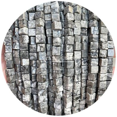 Groothandel Natuurlijke kristal edelstenen Vierkante vorm Perlen Kubus losse steenperlen Accessoires Kubusperlen Spanners voor sieraden