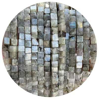 Groothandel Natuurlijke kristal edelstenen Vierkante vorm Perlen Kubus losse steenperlen Accessoires Kubusperlen Spanners voor sieraden