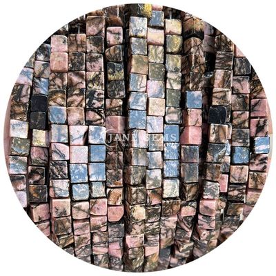 Groothandel Natuurlijke kristal edelstenen Vierkante vorm Perlen Kubus losse steenperlen Accessoires Kubusperlen Spanners voor sieraden