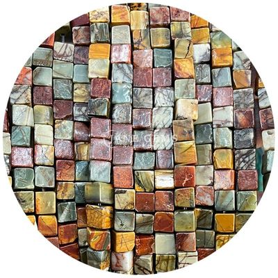 Groothandel Natuurlijke kristal edelstenen Vierkante agaat kralen Kubus losse turquoise kralen accessoires Spacers voor sieraden maken