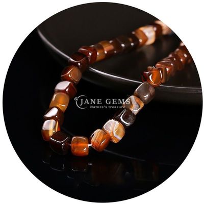 Groothandel Natuurlijke kristal edelstenen Vierkante agaat kralen Kubus losse turquoise kralen accessoires Spacers voor sieraden maken
