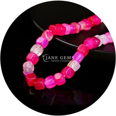 Groothandel Natuurlijke kristal edelstenen Vierkante agaat kralen Kubus losse turquoise kralen accessoires Spacers voor sieraden maken