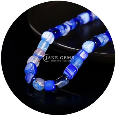 Groothandel Natuurlijke kristal edelstenen Vierkante agaat kralen Kubus losse turquoise kralen accessoires Spacers voor sieraden maken