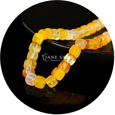 Groothandel Natuurlijke kristal edelstenen Vierkante agaat kralen Kubus losse turquoise kralen accessoires Spacers voor sieraden maken
