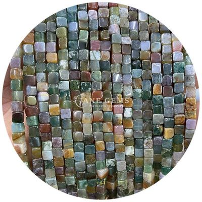 Groothandel Natuurlijke kristal edelstenen Vierkante agaat kralen Kubus losse turquoise kralen accessoires Spacers voor sieraden maken