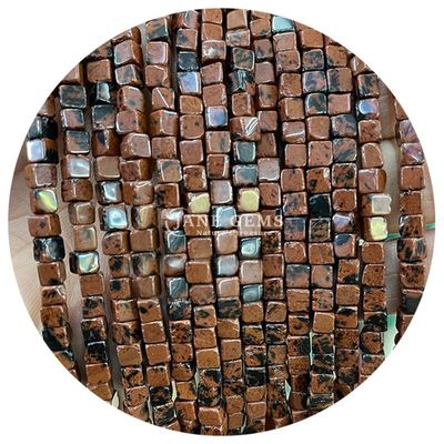 Groothandel Natuurlijke kristal edelstenen Vierkante agaat kralen Kubus losse turquoise kralen accessoires Spacers voor sieraden maken