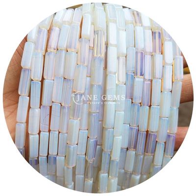 Groothandel Echte losse edelstenen kralen rechthoekige kubus losse stenen kralen Spacers Accessoires voor Diy Juwelen