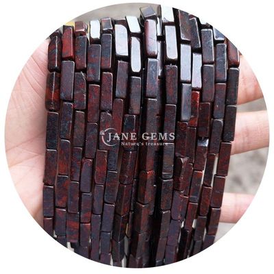 Groothandel Echte losse edelstenen kralen rechthoekige kubus losse stenen kralen Spacers Accessoires voor Diy Juwelen