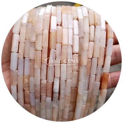 Groothandel Echte losse edelstenen kralen rechthoekige kubus losse stenen kralen Spacers Accessoires voor Diy Juwelen