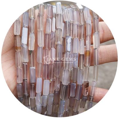 Groothandel Echte losse edelstenen kralen rechthoekige kubus losse stenen kralen Spacers Accessoires voor Diy Juwelen