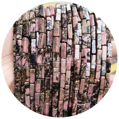 Groothandel Echte losse edelstenen kralen rechthoekige kubus losse stenen kralen Spacers Accessoires voor Diy Juwelen