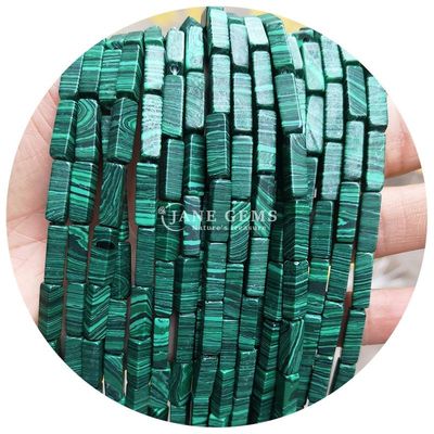Groothandel Echte losse edelstenen kralen rechthoekige kubus losse stenen kralen Spacers Accessoires voor Diy Juwelen
